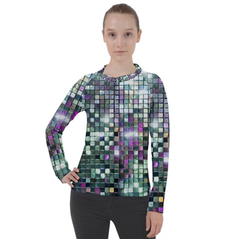 Disco Mosaic Magic Women s Pique Long Sleeve T-shirt by essentialimage365