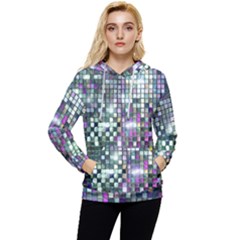 Disco Mosaic Magic Women s Lightweight Drawstring Hoodie