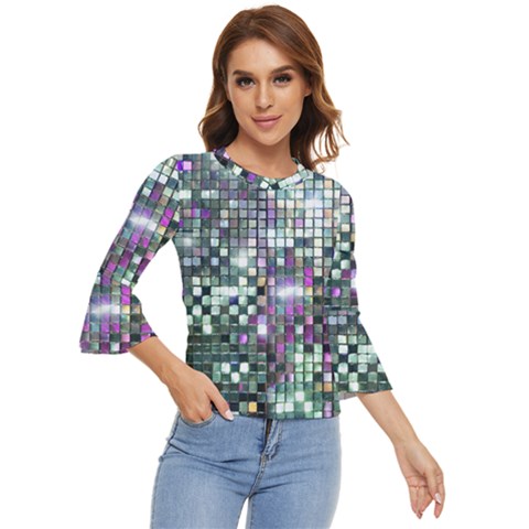 Disco Mosaic Magic Bell Sleeve Top by essentialimage365