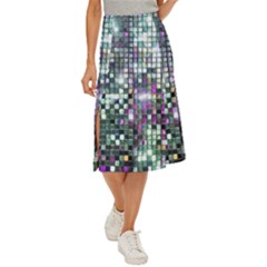 Disco Mosaic Magic Midi Panel Skirt by essentialimage365