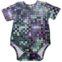 Disco Mosaic Magic Baby Short Sleeve Bodysuit by essentialimage365