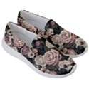 Elegant Seamless Pattern Blush Toned Rustic Flowers Women s Lightweight Slip Ons View3