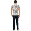 Monster Cool Seamless Pattern Men s Raglan Cap Sleeve T-Shirt View2