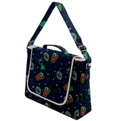 Monster Alien Pattern Seamless Background Box Up Messenger Bag by Hannah976