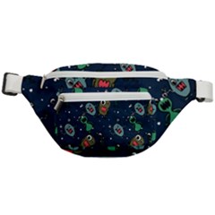 Monster Alien Pattern Seamless Background Fanny Pack by Hannah976