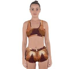 Beautiful Castle Racerback Boyleg Bikini Set by Hannah976