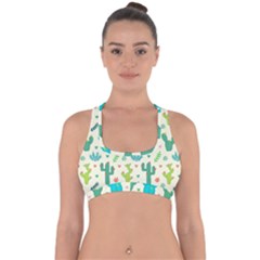 Outer Space Seamless Background Cross Back Hipster Bikini Top  by Hannah976