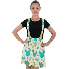 Space Patterns Velvet Suspender Skater Skirt by Hannah976