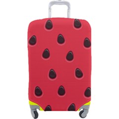 Seamless Watermelon Surface Texture Luggage Cover (large) by Hannah976