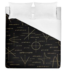 Abstract Math Pattern Duvet Cover (queen Size) by Hannah976