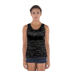 Abstract Math Pattern Sport Tank Top  by Hannah976