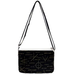 Abstract Math Pattern Double Gusset Crossbody Bag by Hannah976