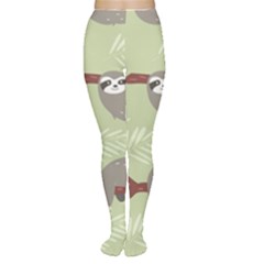 Sloths Pattern Design Tights by Hannah976