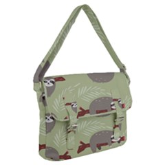 Sloths Pattern Design Buckle Messenger Bag by Hannah976