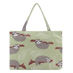 Sloths Pattern Design Medium Tote Bag by Hannah976