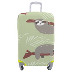 Sloths Pattern Design Luggage Cover (medium) by Hannah976