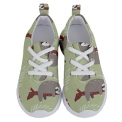 Sloths Pattern Design Running Shoes by Hannah976