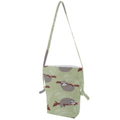 Sloths Pattern Design Folding Shoulder Bag by Hannah976