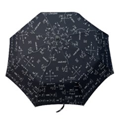 Mathematical Seamless Pattern With Geometric Shapes Formulas Folding Umbrellas by Hannah976