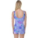 Seamless Pattern Pastel Galaxy Future One Piece Boyleg Swimsuit View2