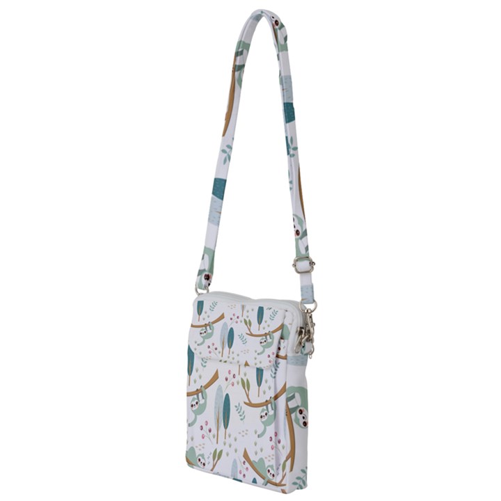 Pattern Sloth Woodland Multi Function Travel Bag