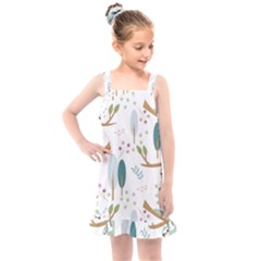 Pattern Sloth Woodland Kids  Overall Dress by Hannah976