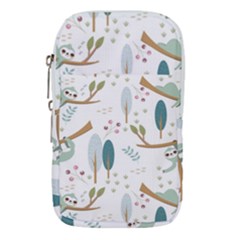 Pattern Sloth Woodland Waist Pouch (large) by Hannah976