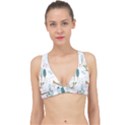 Pattern Sloth Woodland Classic Banded Bikini Top View1