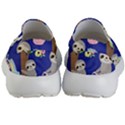 Hand Drawn Cute Sloth Pattern Background Kids Lightweight Slip Ons View4