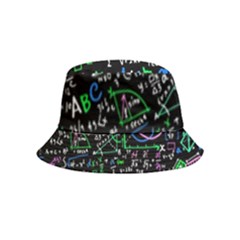 Math Linear Mathematics Education Circle Background Bucket Hat (kids) by Hannah976