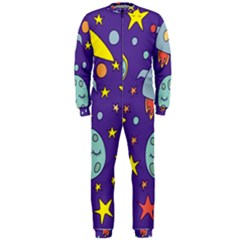 Card With Lovely Planets Onepiece Jumpsuit (men) by Hannah976