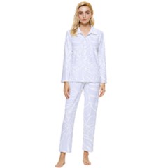 Tropical Monstera Womens  Long Sleeve Velvet Pocket Pajamas Set by ConteMonfrey