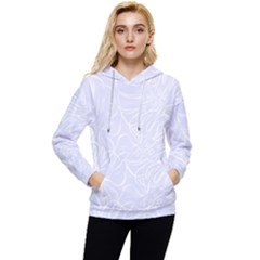 Tropical Monstera Women s Lightweight Drawstring Hoodie