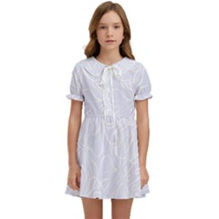 Tropical Monstera Kids  Sweet Collar Dress by ConteMonfrey