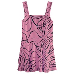 Pink Monstera Kids  Layered Skirt Swimsuit by ConteMonfrey