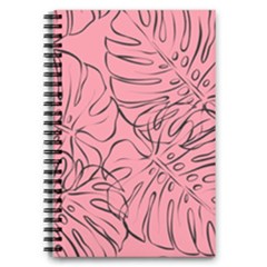 Pink Monstera 5 5  X 8 5  Notebook by ConteMonfrey