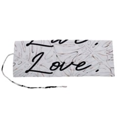 Live Love Laugh Monstera  Roll Up Canvas Pencil Holder (s)