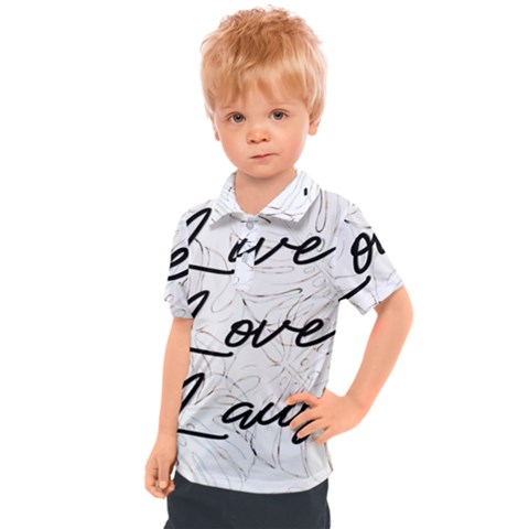 Live Love Laugh Monstera  Kids  Polo T-shirt by ConteMonfrey