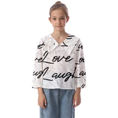 Live Love Laugh Monstera  Kids  Sailor Shirt