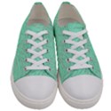 Ocean Monstera Men s Low Top Canvas Sneakers View1