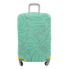 Ocean Monstera Luggage Cover (small) by ConteMonfrey