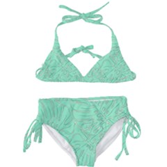 Ocean Monstera Kids  Classic Bikini Set by ConteMonfrey