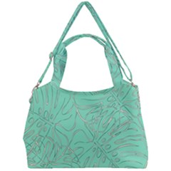 Ocean Monstera Double Compartment Shoulder Bag by ConteMonfrey