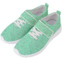 Ocean Monstera Men s Velcro Strap Shoes View2