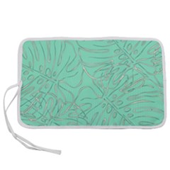 Ocean Monstera Pen Storage Case (l) by ConteMonfrey