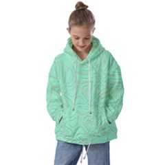 Ocean Monstera Kids  Oversized Hoodie by ConteMonfrey