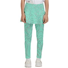 Ocean Monstera Kids  Skirted Pants by ConteMonfrey