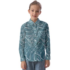 Monsteras Kids  Long Sleeve Shirt by ConteMonfrey