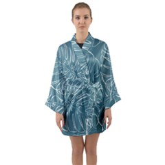 Monsteras Long Sleeve Satin Kimono by ConteMonfrey