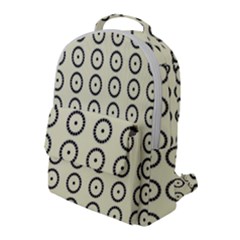 Sharp Circles Flap Pocket Backpack (large) by ConteMonfrey